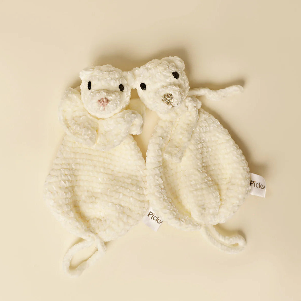 Chenille Rattle Pacifier - Ruffle