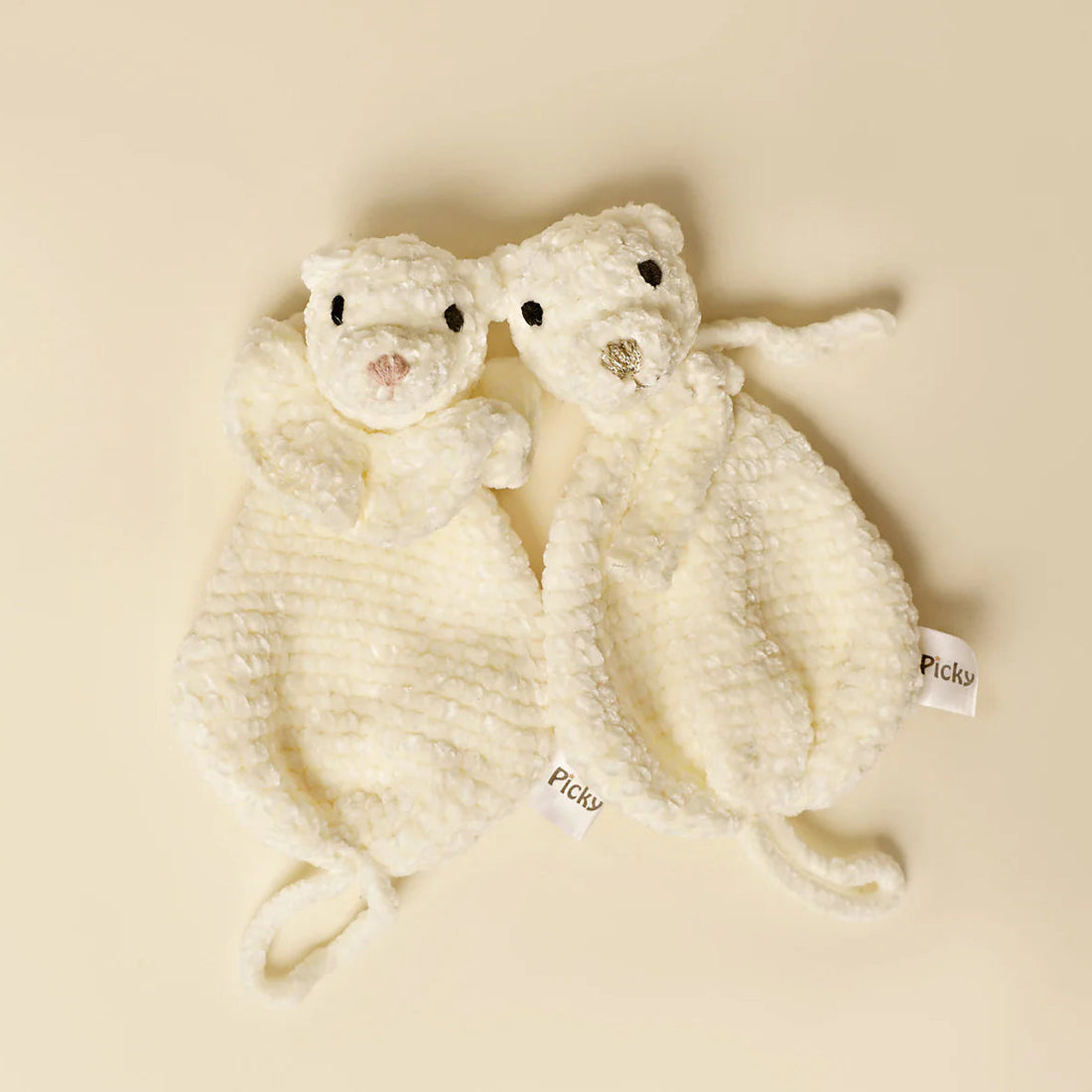 Chenille Rattle Pacifier - Scarf