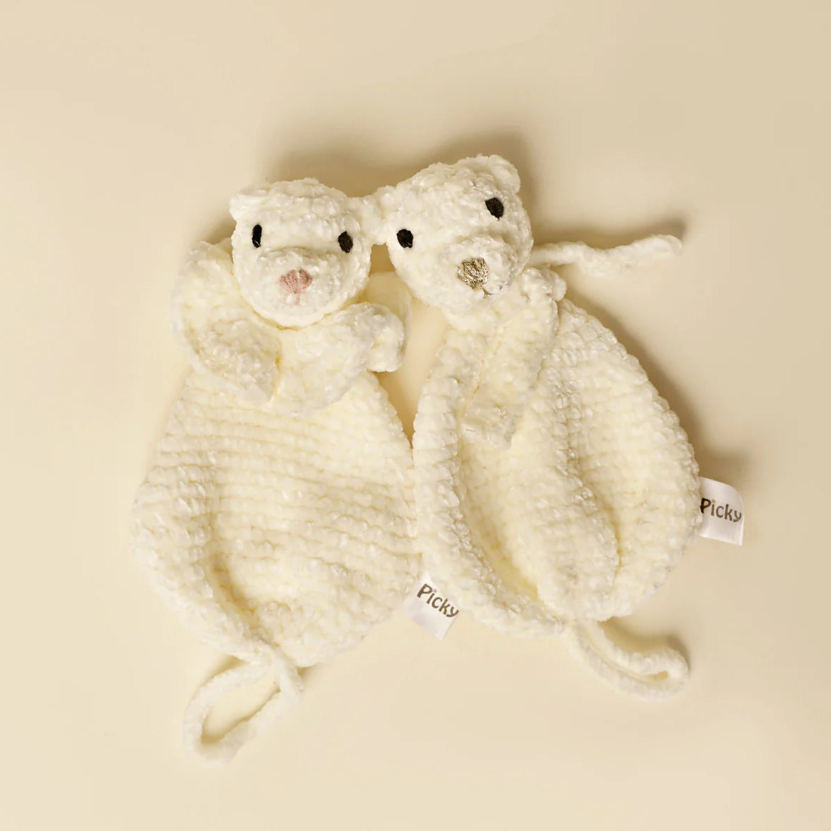 Chenille Rattle Pacifier - Scarf