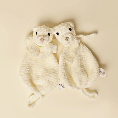 Chenille Rattle Pacifier - Scarf
