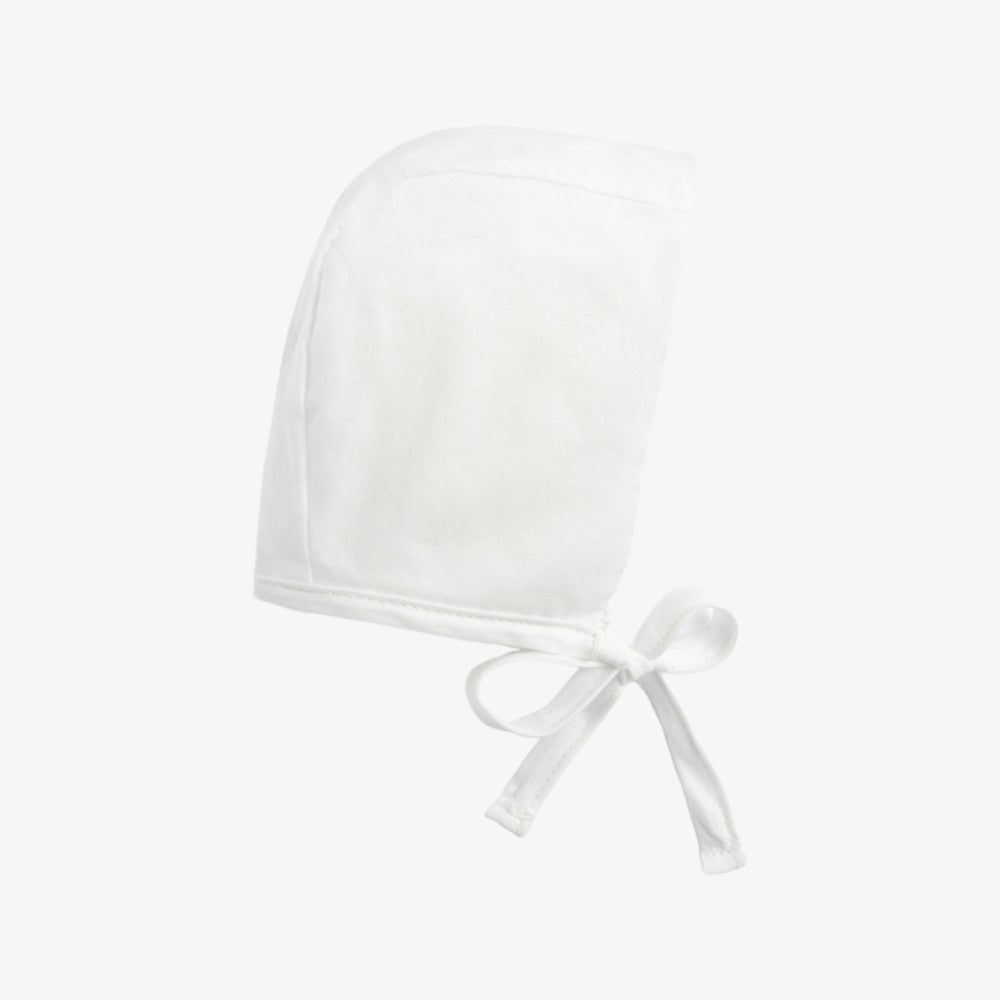 Cotton Bonnet - White