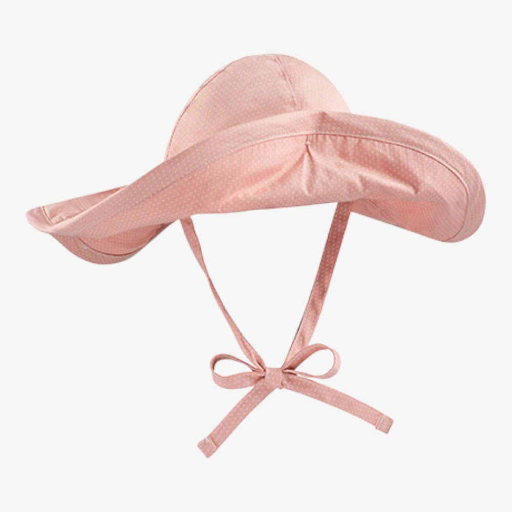 Sun Hat - Dusty Pink Dots