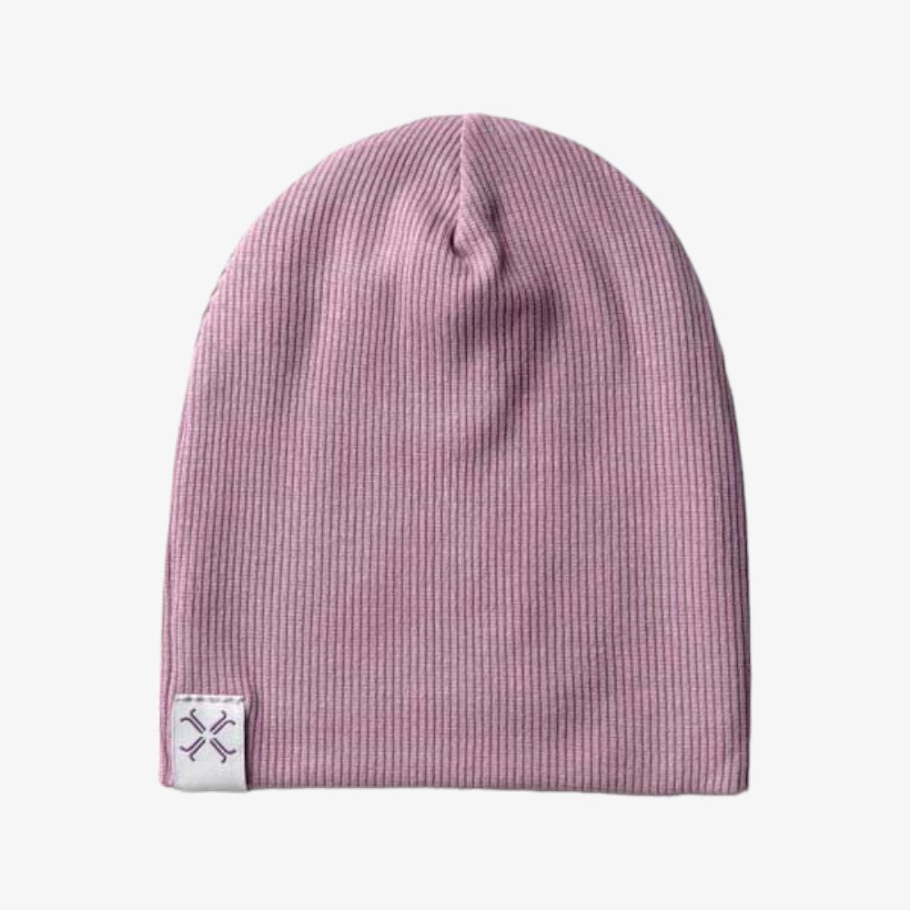 Rib Beanie - Purple