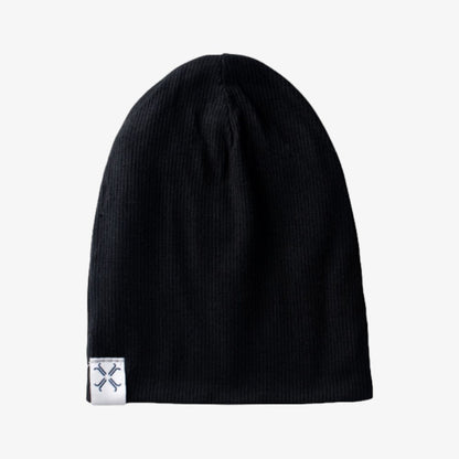 Rib Beanie - Black