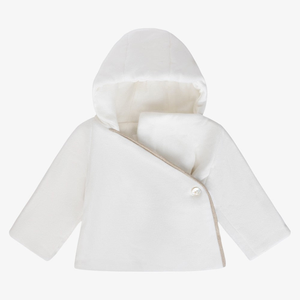 Wrap Piped Jacket And Hat - Gold