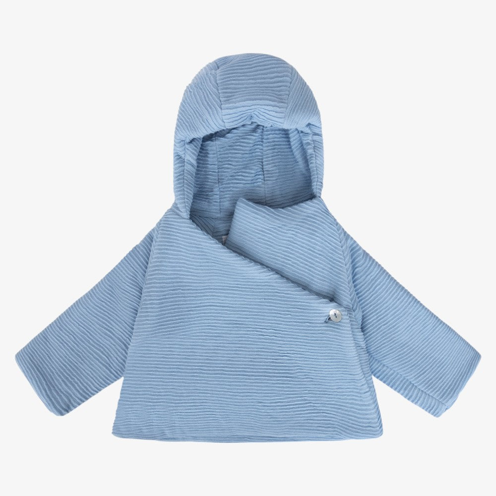 Wrap Coat And Hat - Blue