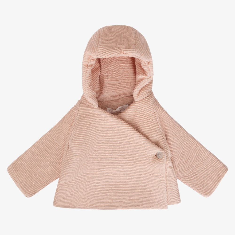 Wrap Coat And Hat - Rose