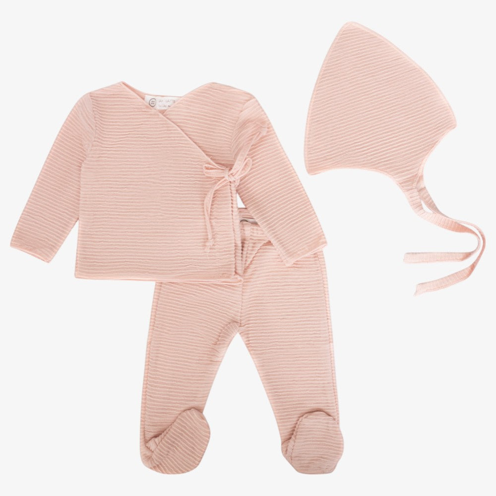 Wrap 3 Piece Set - Rose
