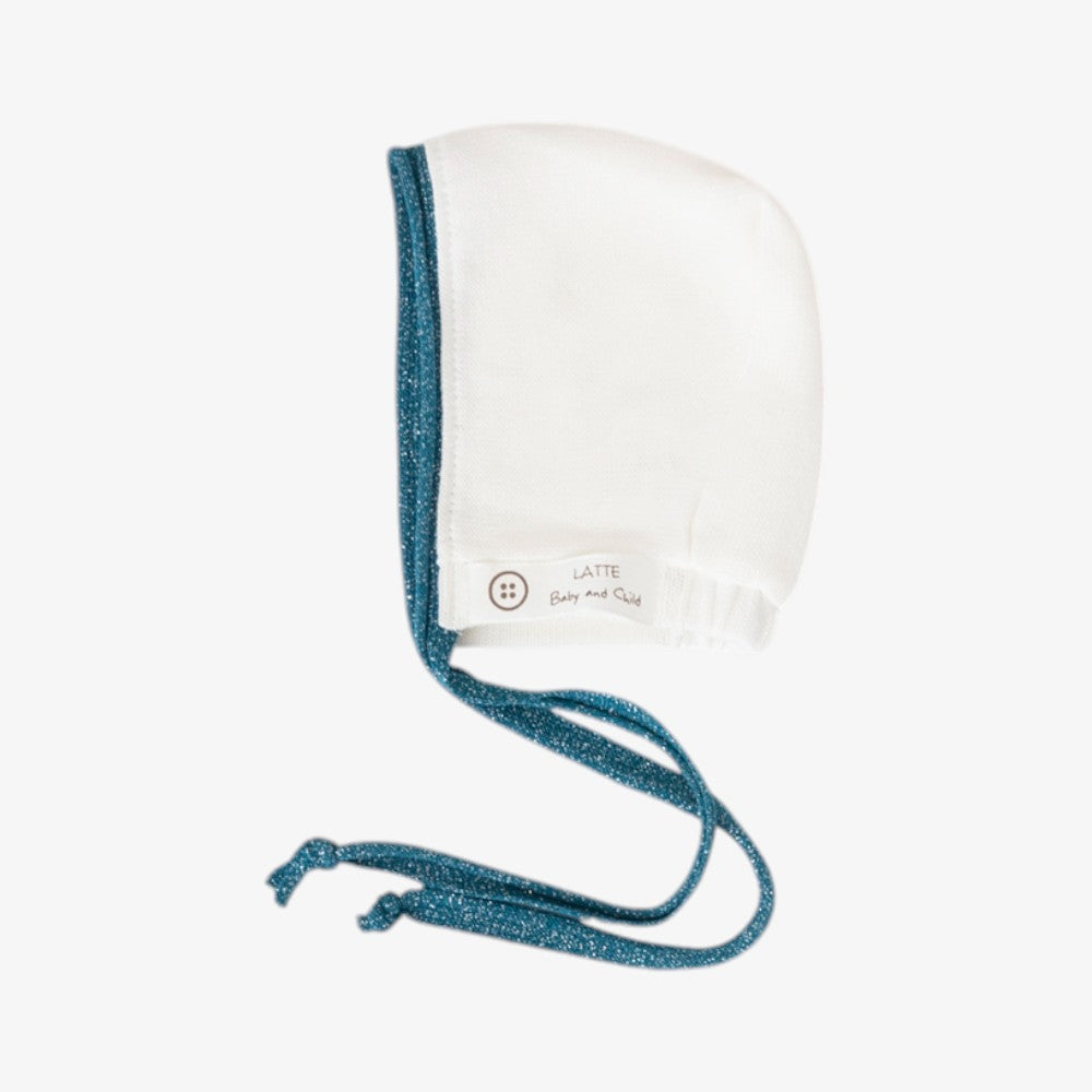 Wrap Piped Jacket And Hat - Blue