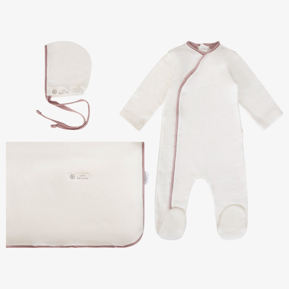 Piped Take Me Home Set - Rose