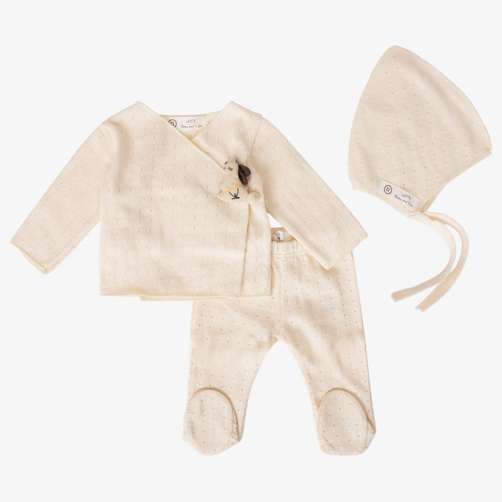 Pepe Wrap 3 Piece Set - Ivory