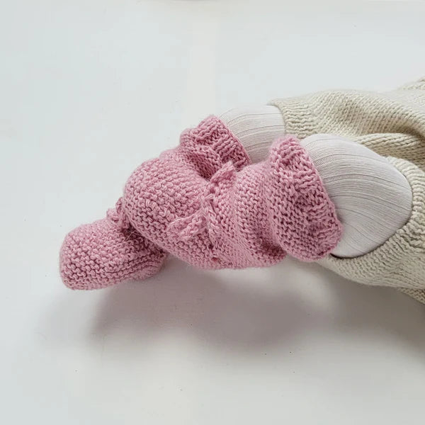 Pearl Booties - Blush