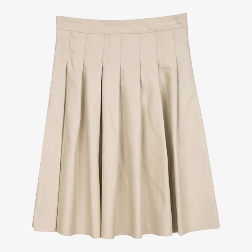 Pleated Skirt - Cream