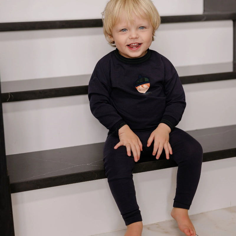 French Terry 2Pc - Navy