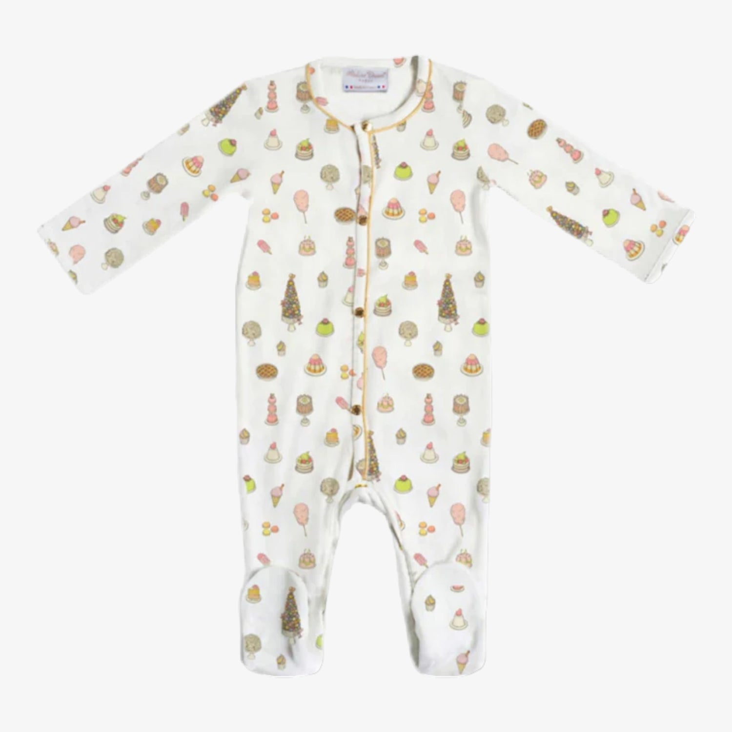 Printed Footie - Sweetie Pie