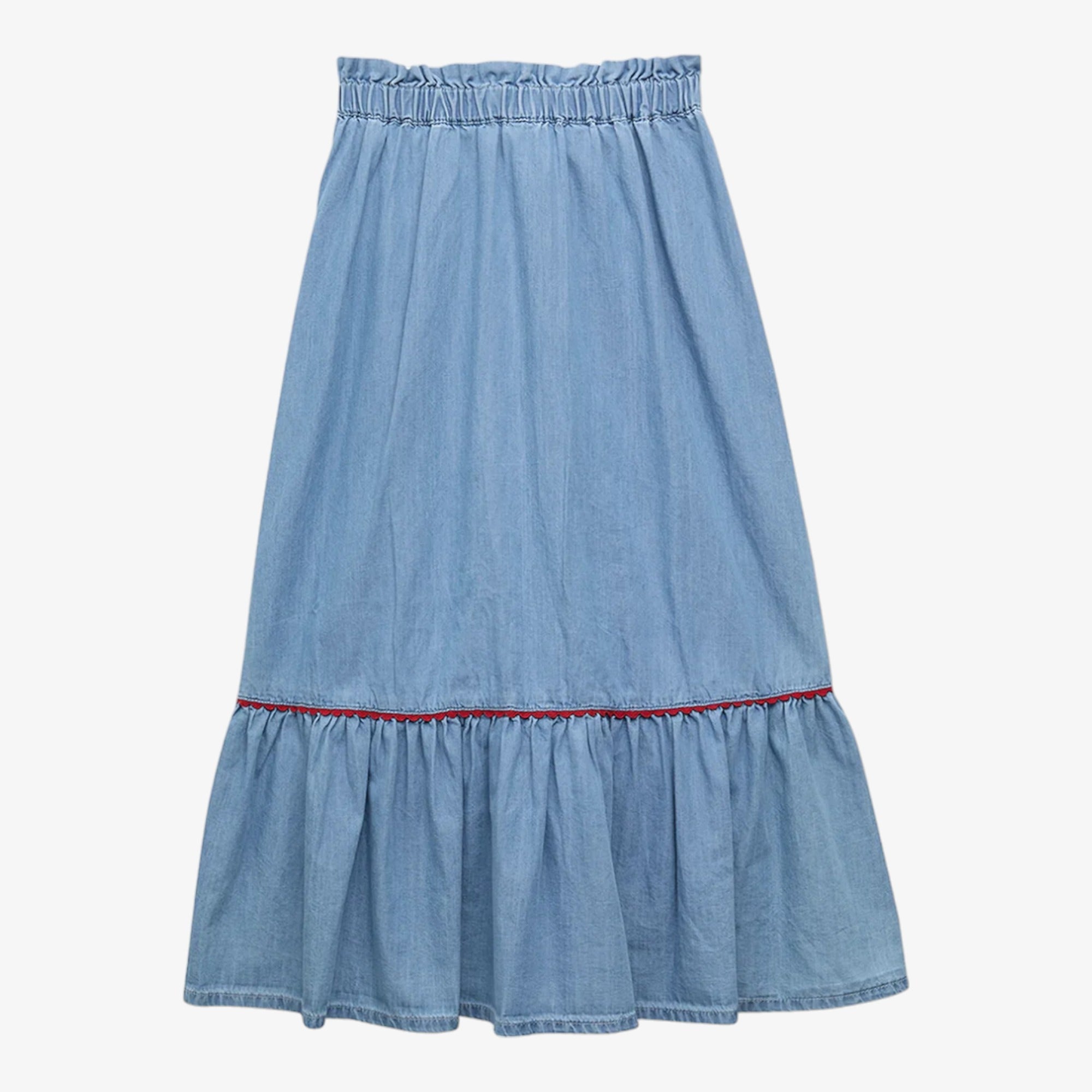 Bonton Denim Long Skirt - Clear Denim