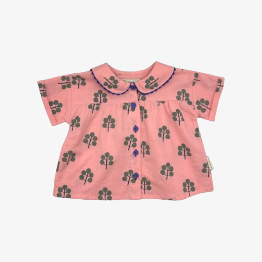 Piupiuchick Peter Pan Collar Shirt - Pink