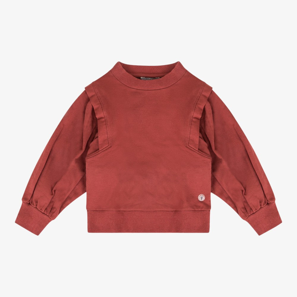 Neril Top - Brown Red