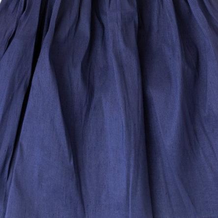 Gloss Ruffle Dress - Dark Blue