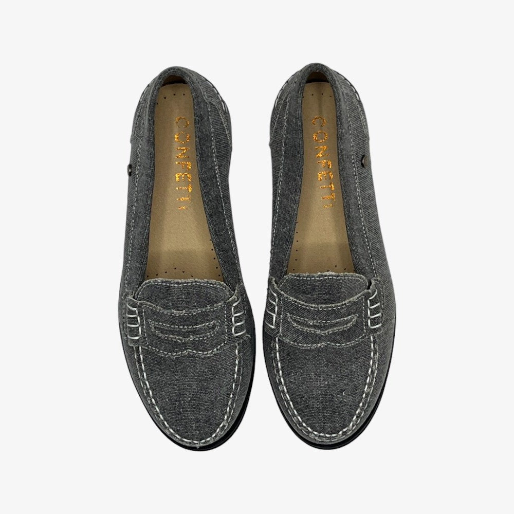 Loafer - Stone-black