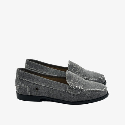 Loafer - Stone-black