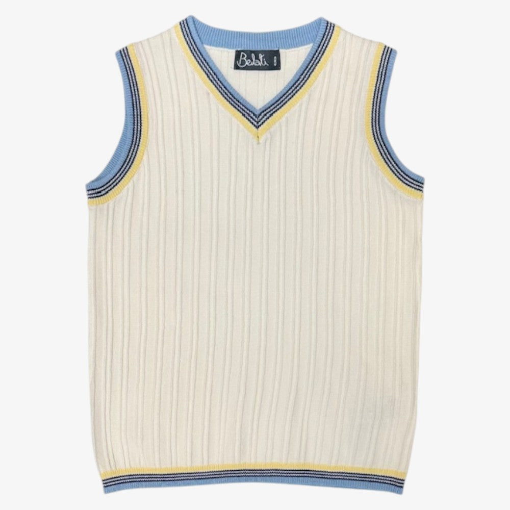 Trim Vest - Light Blue