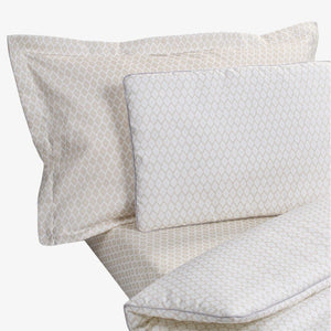 Quilted Cookies Bedding - Beige/white