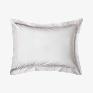 Bovi Bitsy Dot Accent Sham Pillow - White/lt Pink