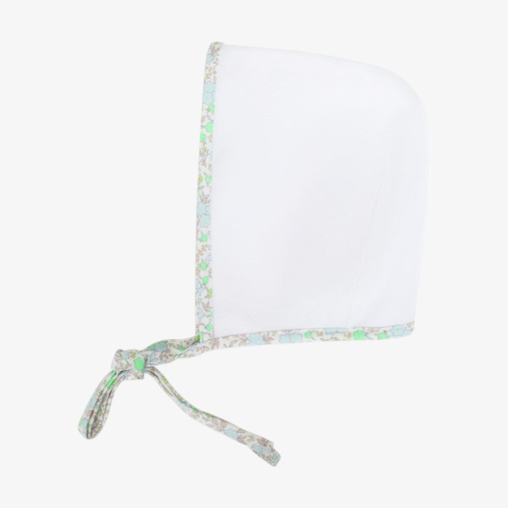 Wrap Jacket And Bonnet - White&amp;green