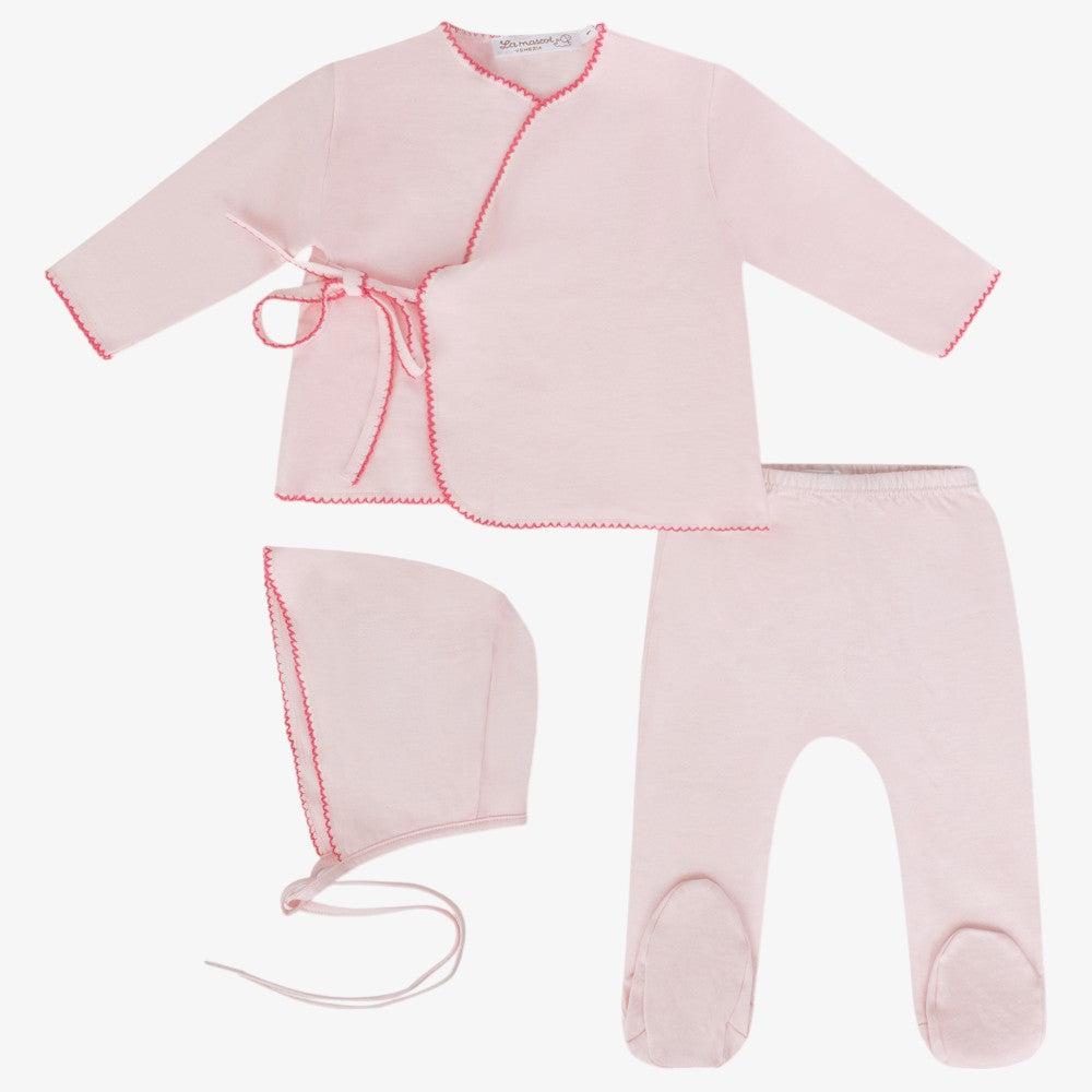 Wrap 3 Piece Set - Light Pink