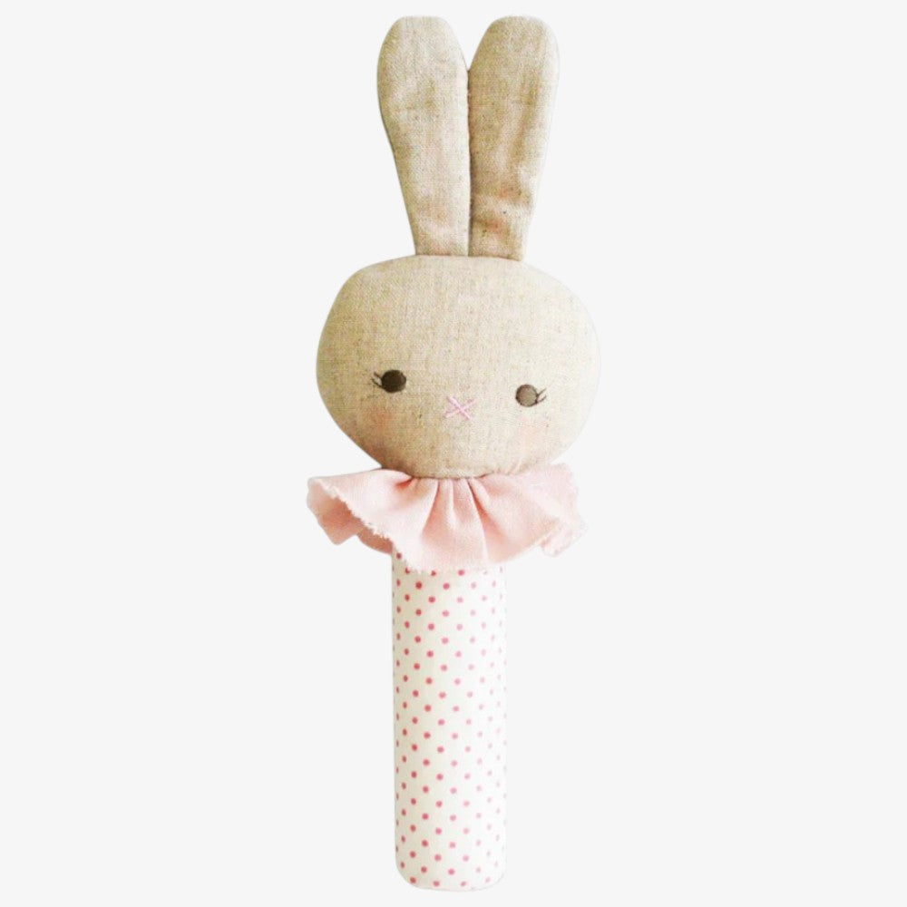 Roberto Bunny Squeaker - Pink Spot