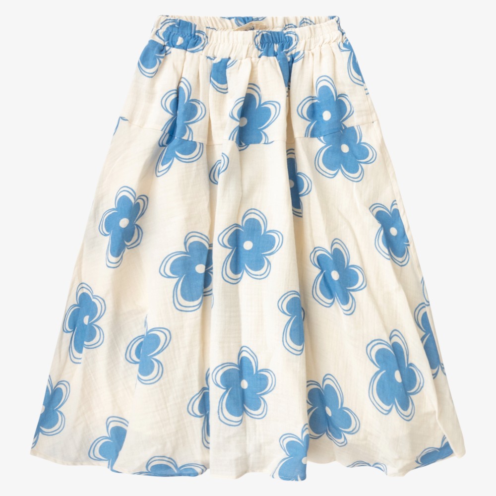 Muslin Skirt - Blue