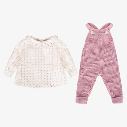 Knit 4 Piece Set - Pink