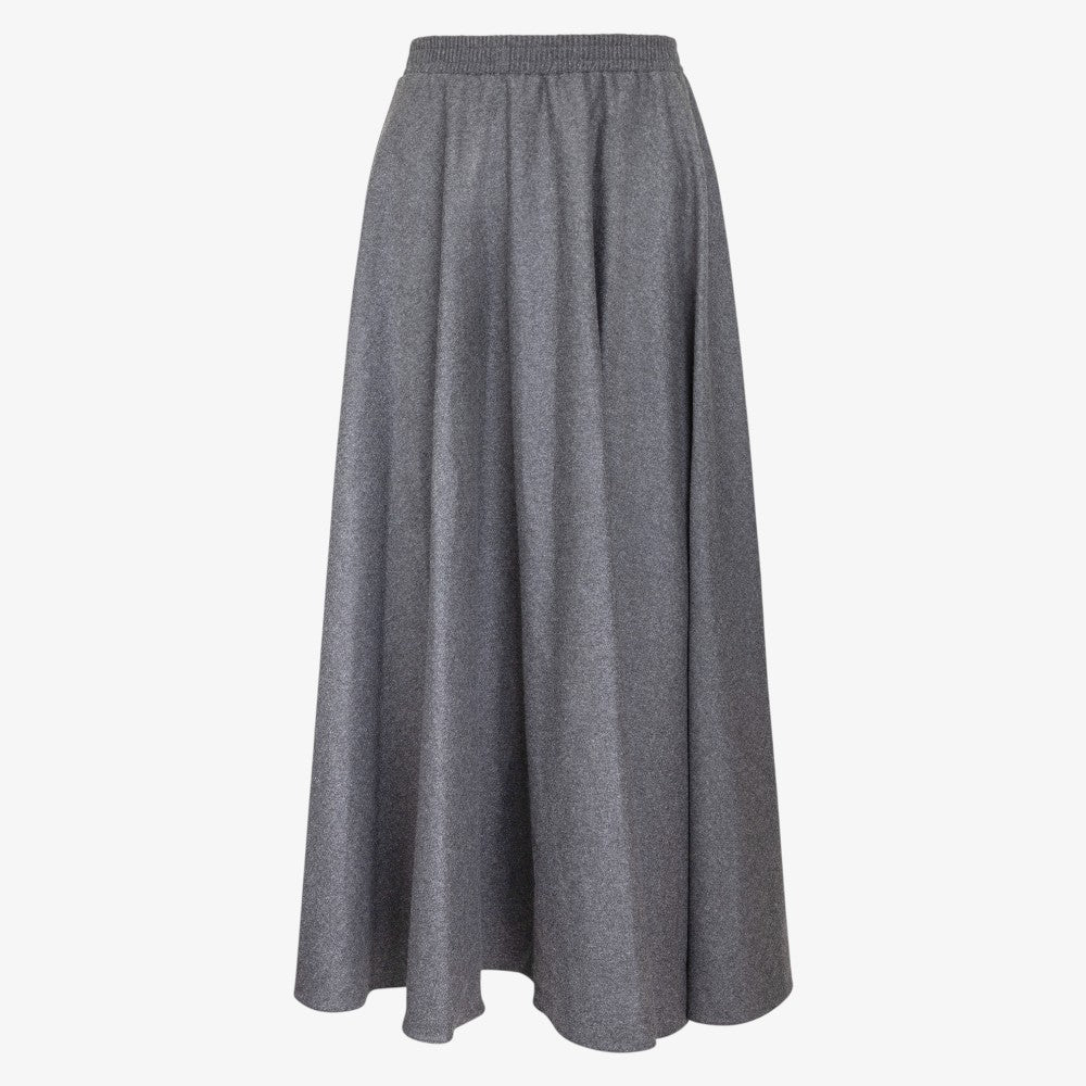 Wool Skirt - Dk Grey