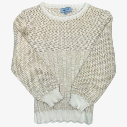 Lurex Knit Top - Cream