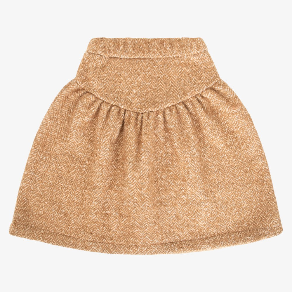 Cancellina Maxi SKirt - Camel &amp; Cream
