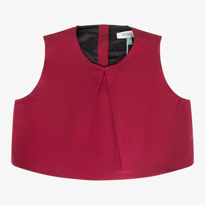 Odette Vest And Skirt - Burgundy