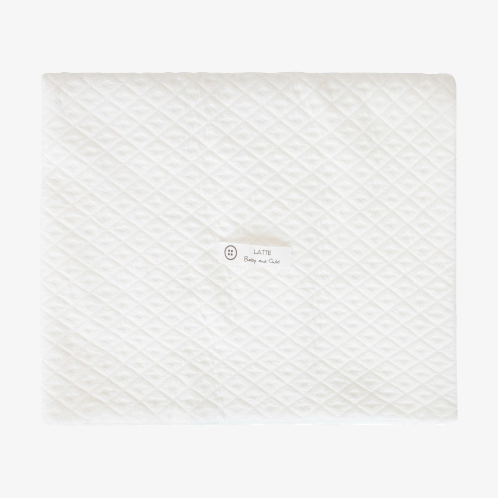 Quilted Blanket - White