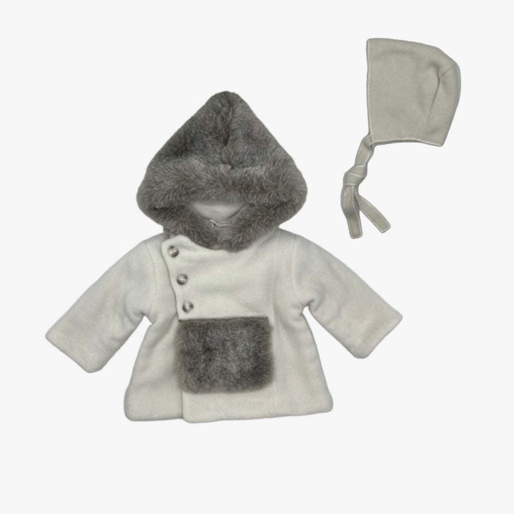 La Mascot Jacket + Bonnet - Ivory