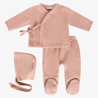 Wrap 3 Piece Set - Mauve Pink