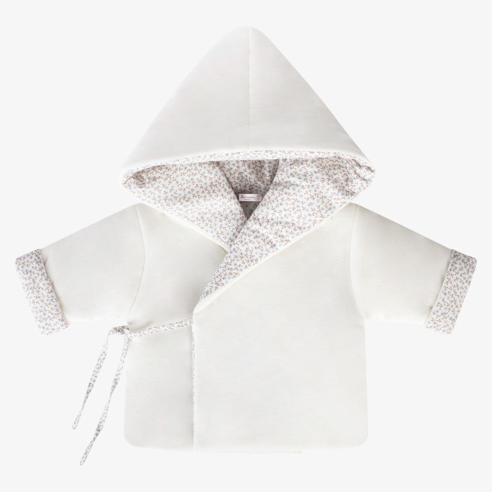 Jacket And Bonnet - Blue Floral