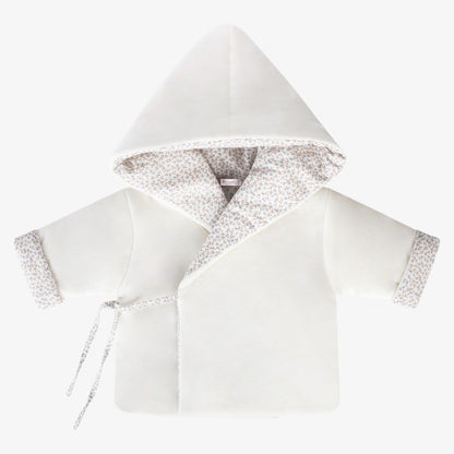 Jacket And Bonnet - Blue Floral
