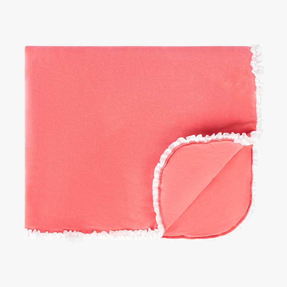 Blanket - Coral &amp; Ivory
