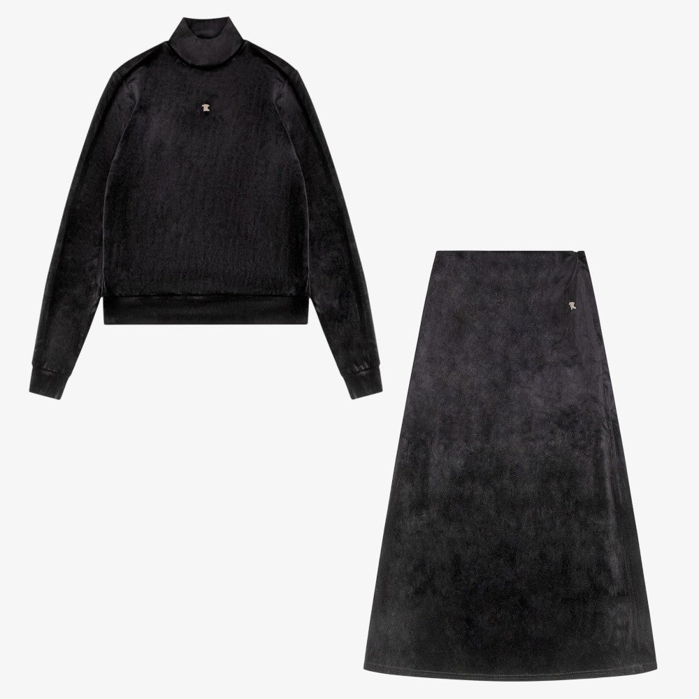 Luxe Velour Set - Black