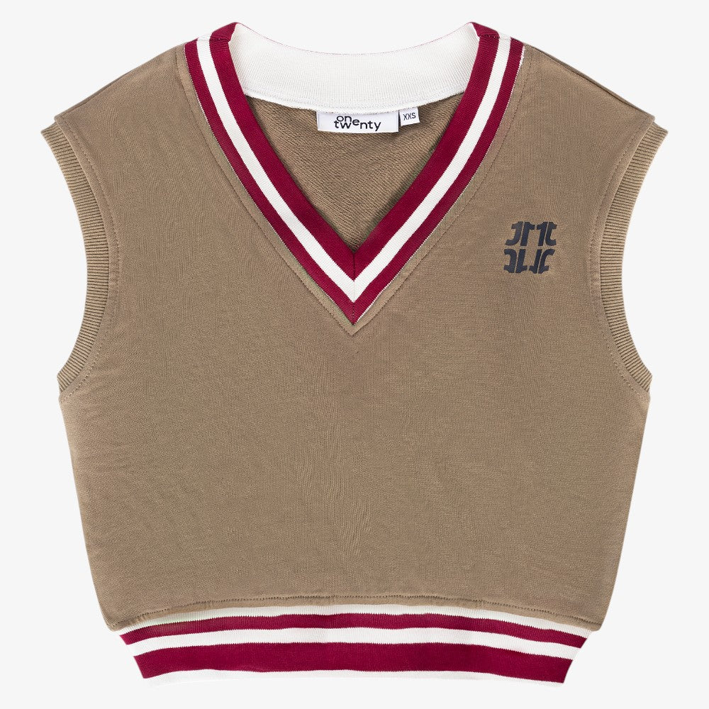 Signature Vest - Taupe