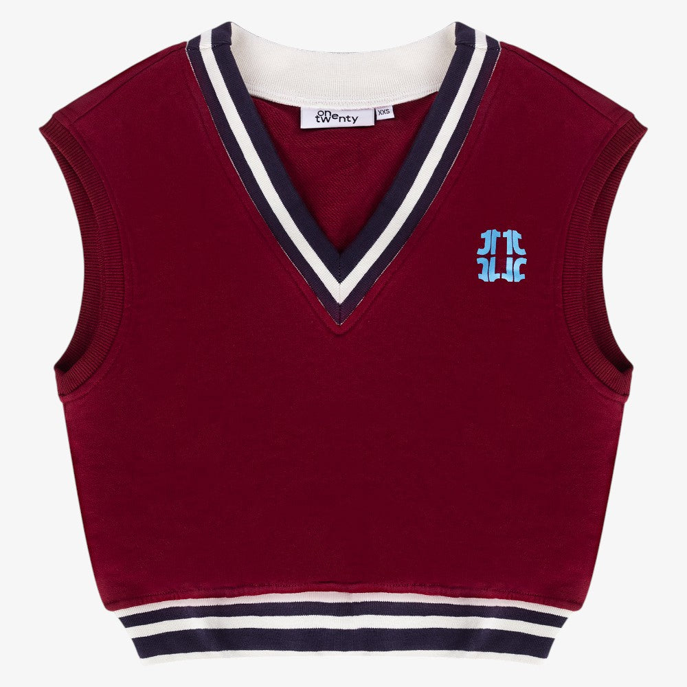 Signature Vest - Maroon