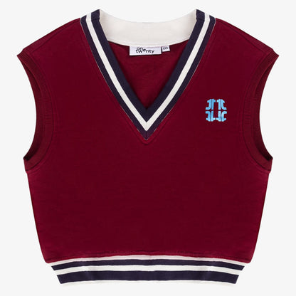 Signature Vest - Maroon