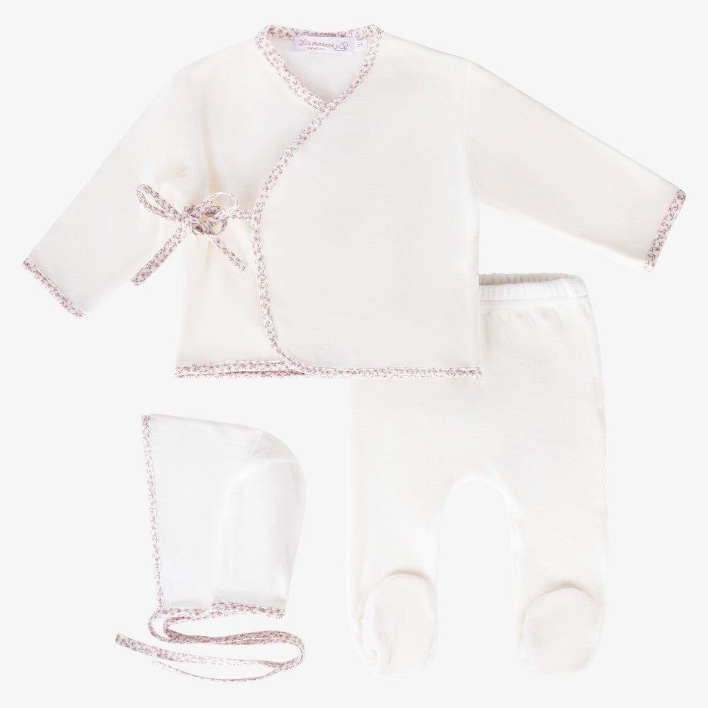 Wrap 3 Piece Set - Floral Pink