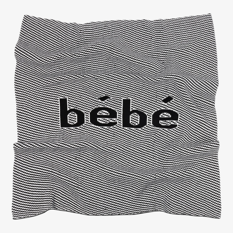 Bebe Knit Blanket - Black