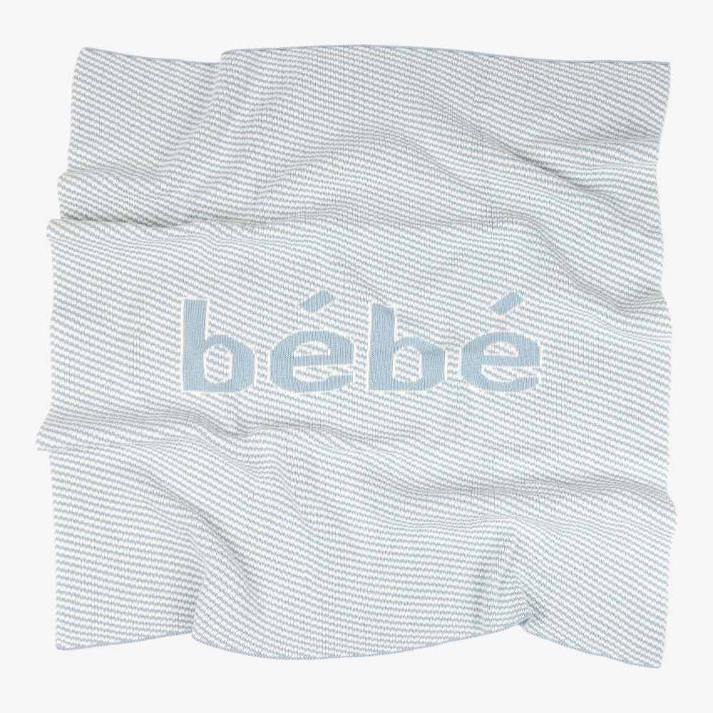 Bebe Belinha Bebe Knit Blanket - Light Blue